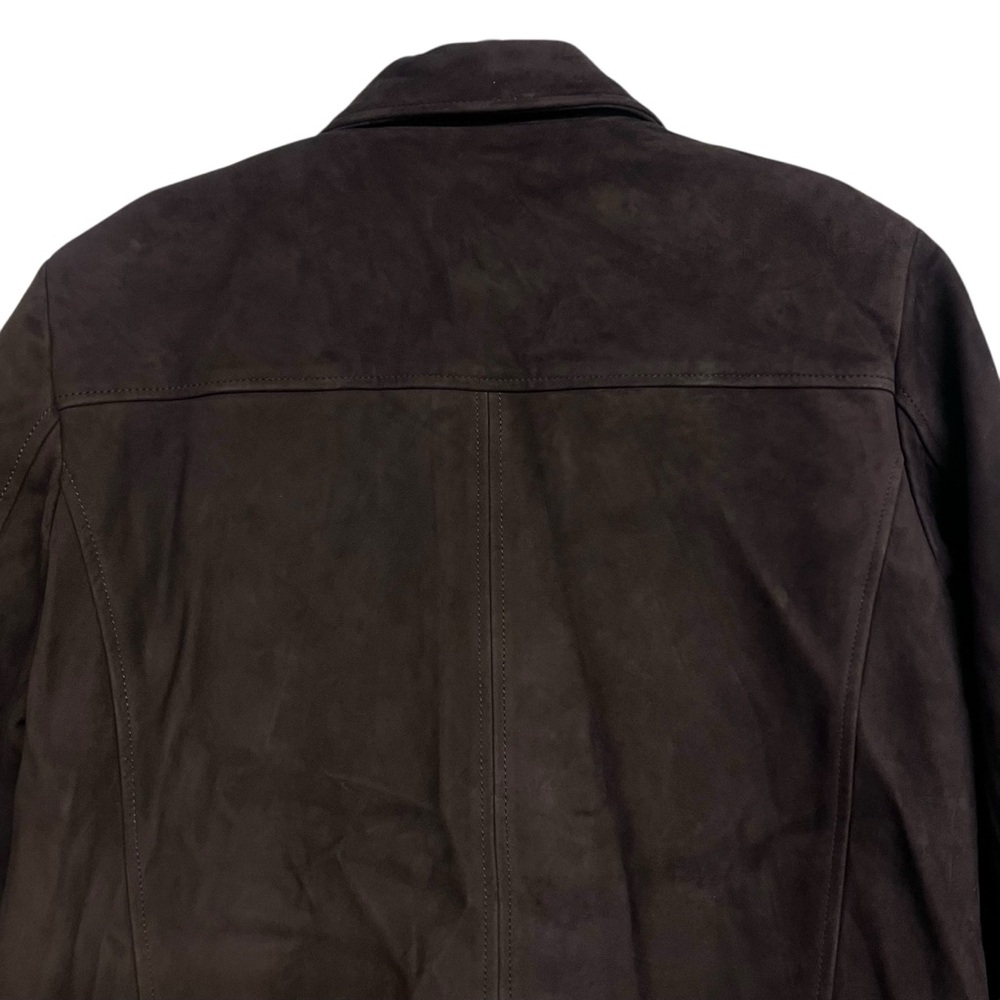 NWT Reformation Veda Lincoln Chocolate Brown Suede Shirt Jacket - Picture 8 of 13
